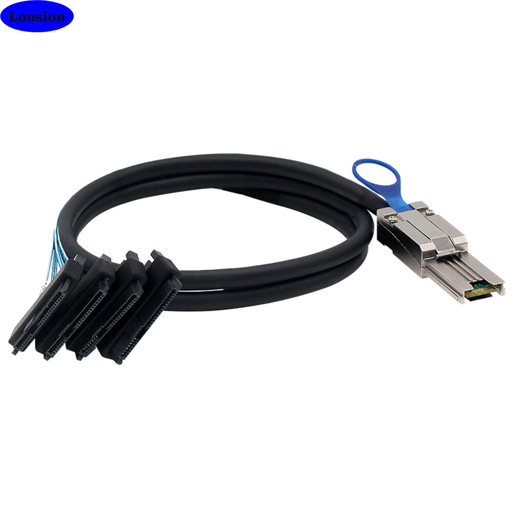 MINI SAS HD SFF-8088 26P to 4 Ports SAS SFF-8482 Server conversion cables