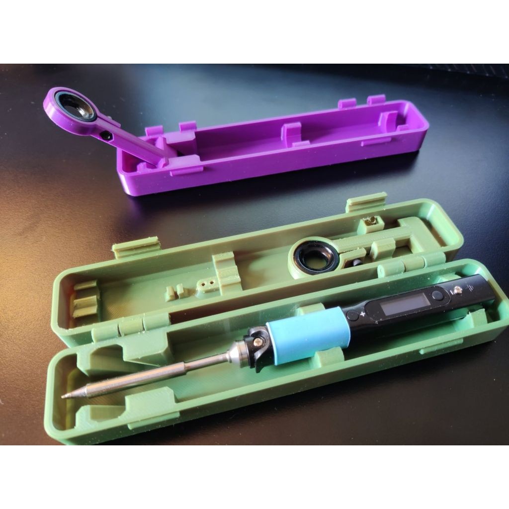 Pinecil sized TS100 case 3D-Printed