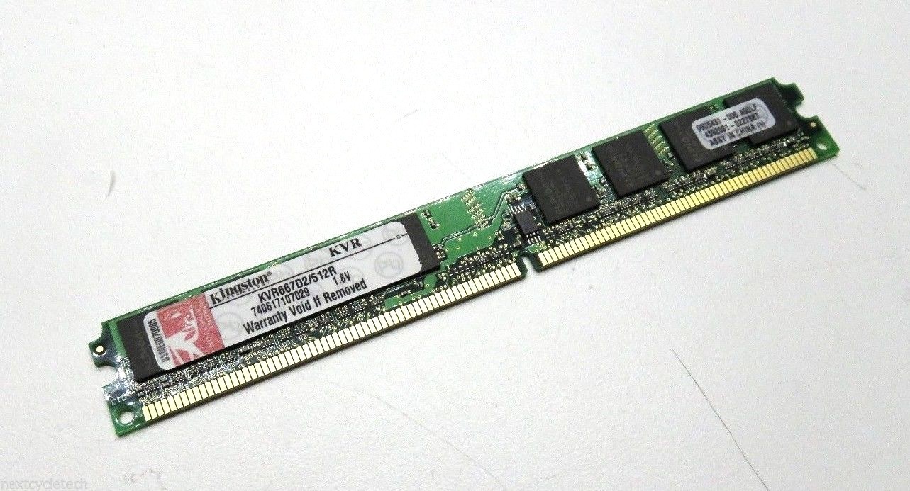 Kingston KVR667D2/512R 0740617107029 1.8V Desktop Memory