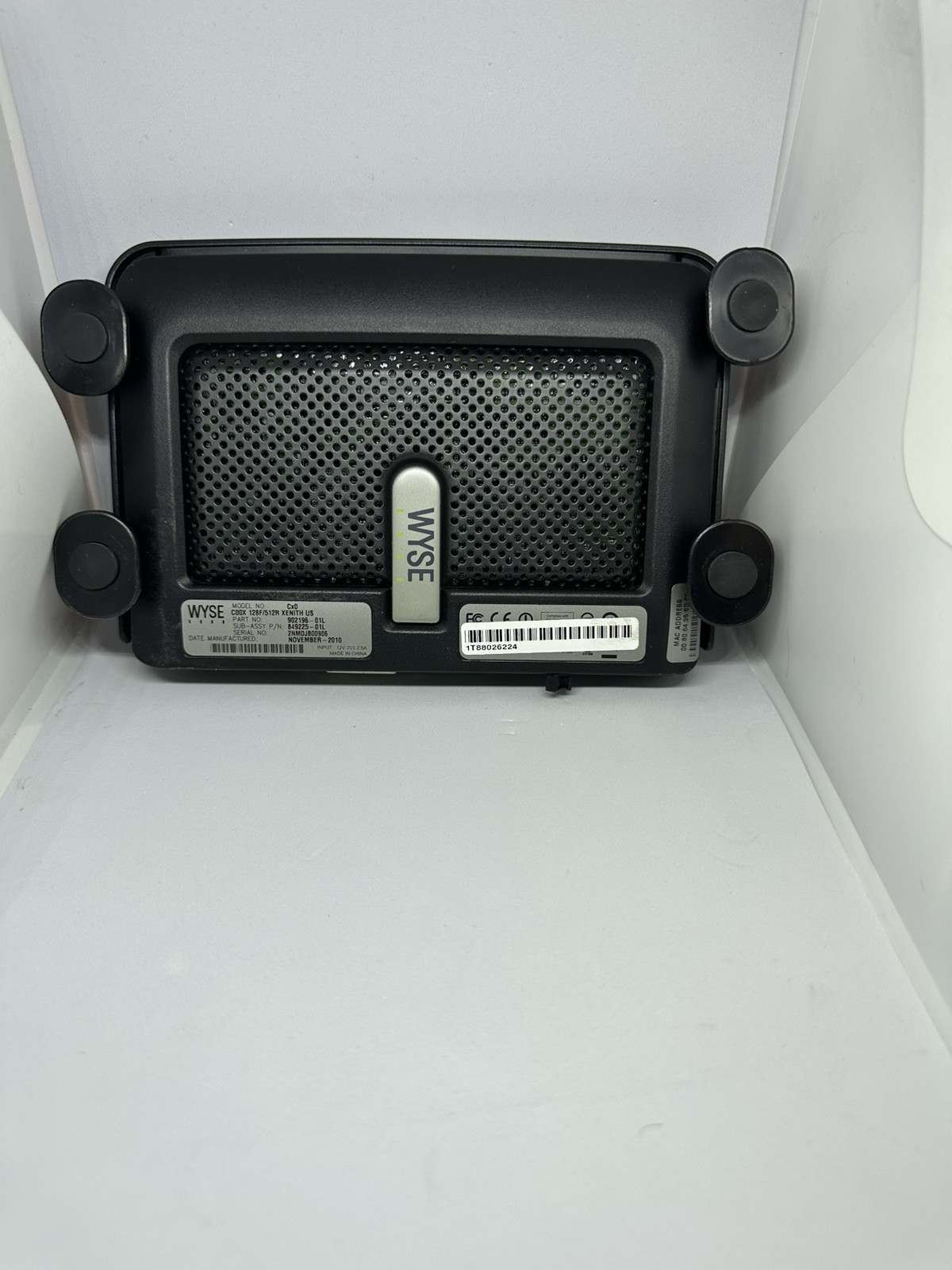 Wyse Cx0 (Diskless Station) Thin Client And Power adapter.