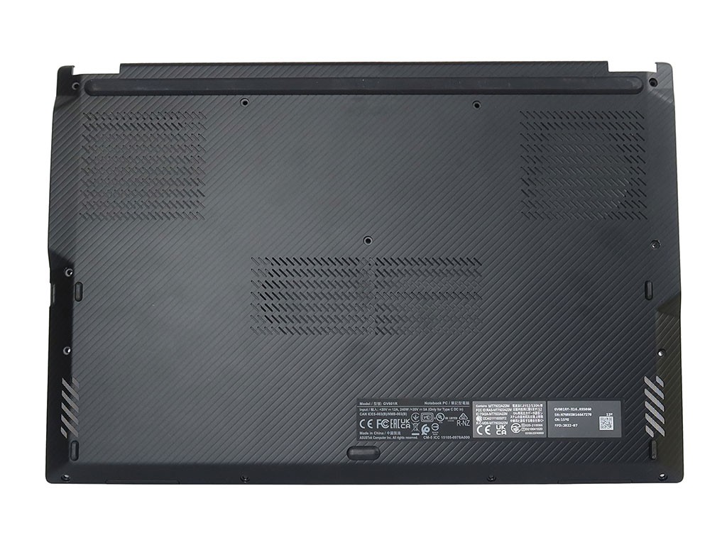 ASUS ROG FLOW X16 2022 GV601 GV601R LAPTOP BOTTOM BASE COVER BLACK 6053B2045401