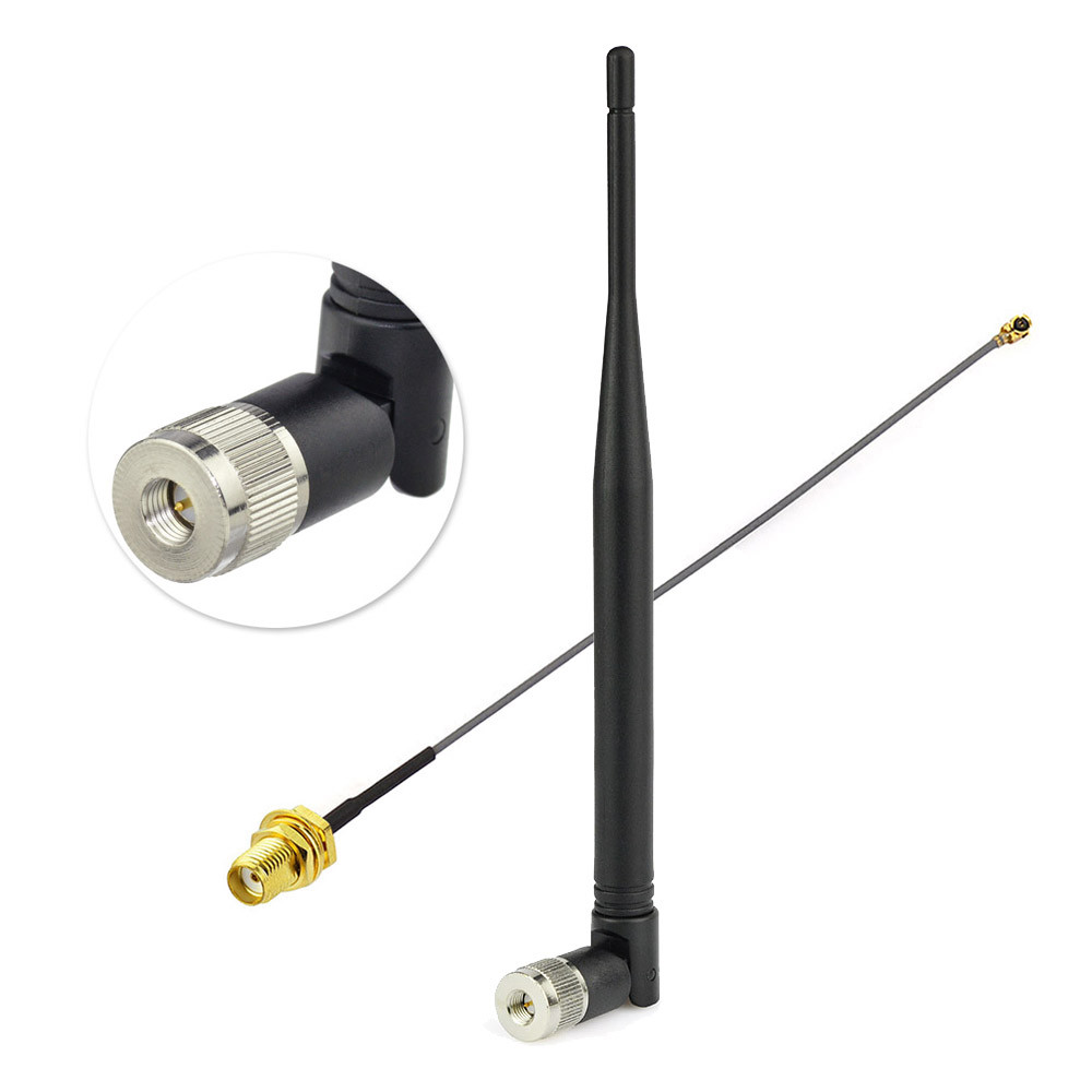 868MHz 915MHz ZigBee RFID Smart Home 3dBi Antenna SMA Male Aerial,IPX U.FL Cable