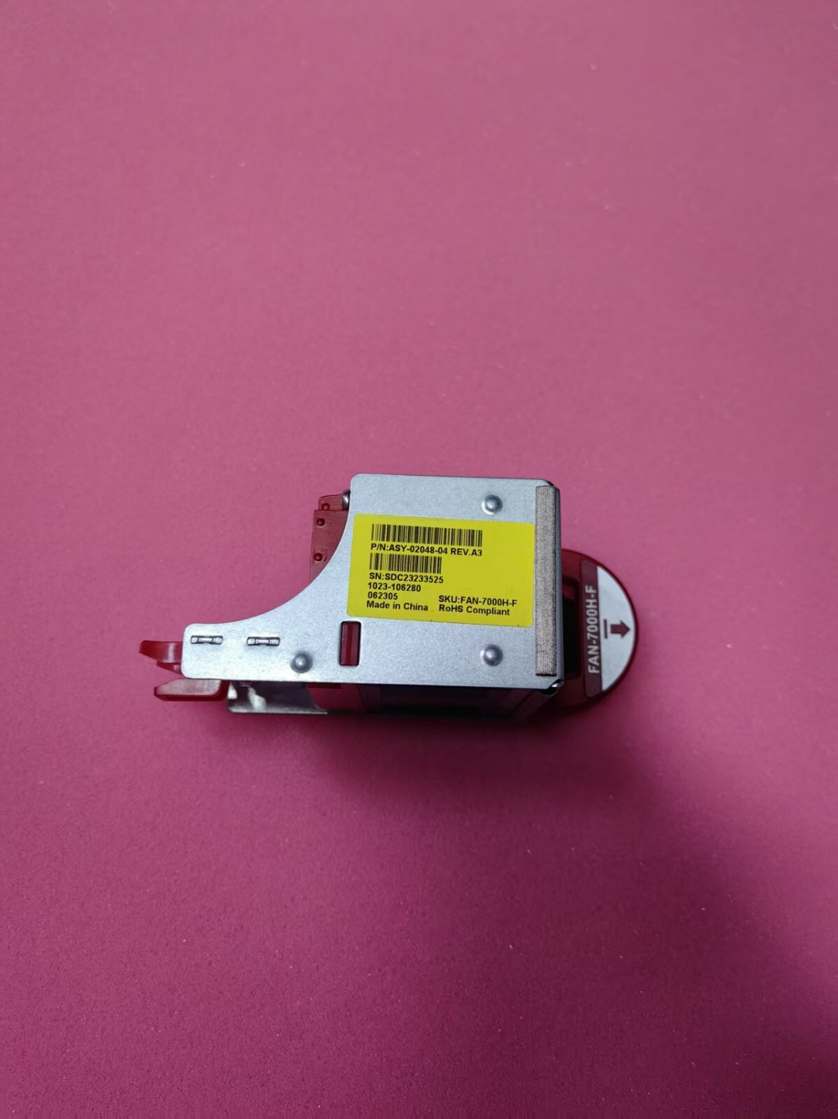 Arista FAN-7000H-F Front-to-Back Airflow Switch Fan Module