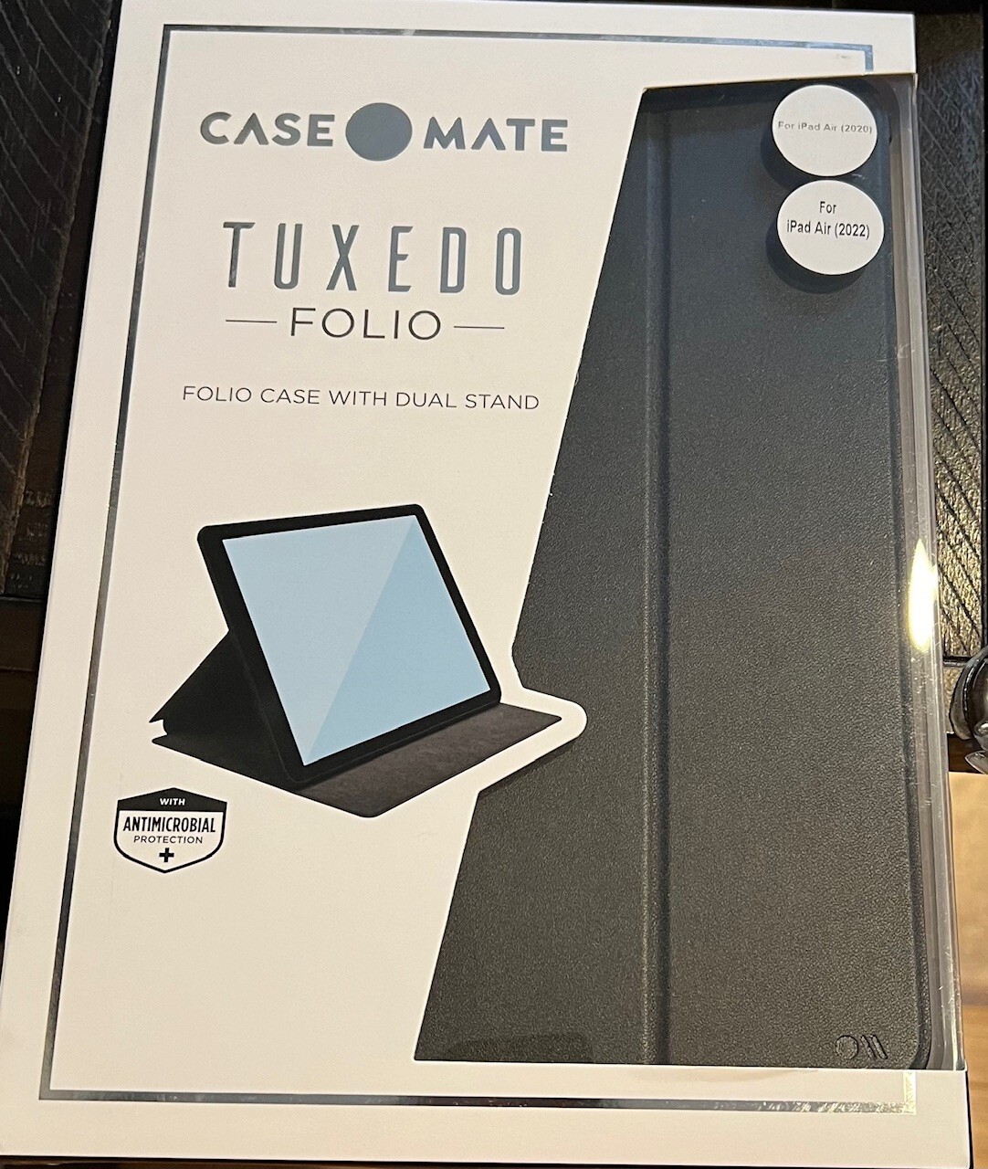 Case-Mate Tuxedo Folio - iPad Air (2020-2022) BLACK - NEW