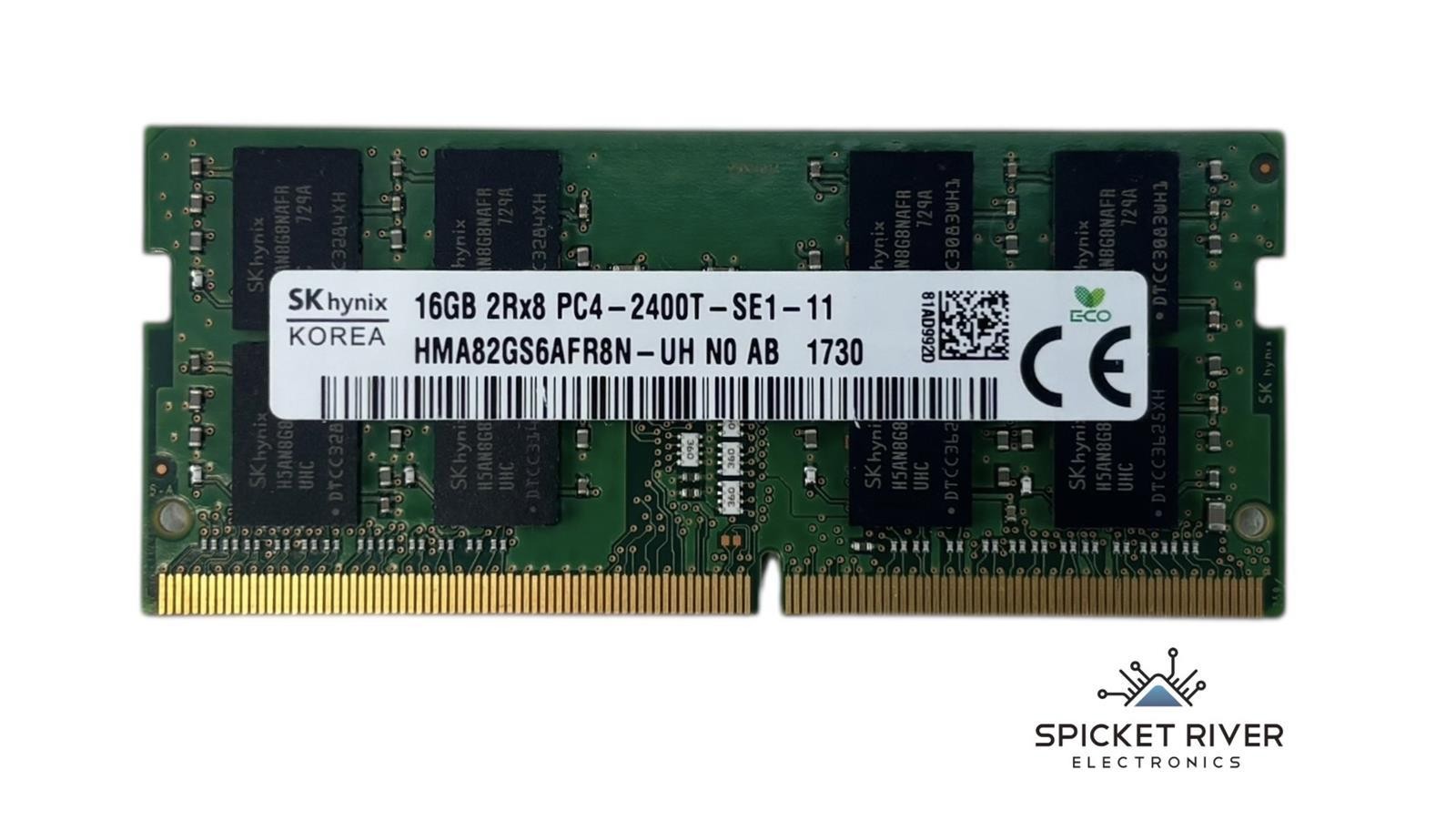 SK Hynix HMA82GS6AFR8N-UH 16GB 2Rx8 PC4-2400T DDR4 SODIMM Laptop RAM
