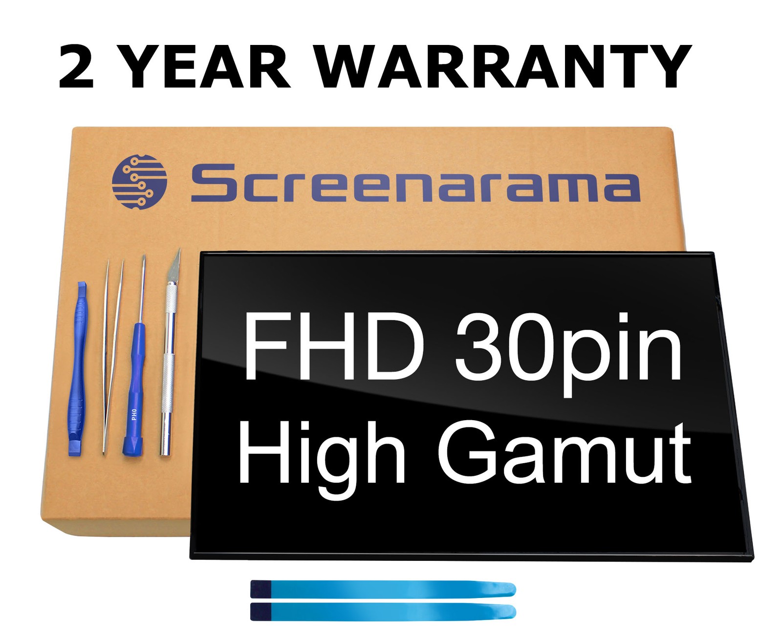 CMO N140HCG-GN1 REV.C1 Non-Touch FHD IPS LCD Screen + Tools SCREENARAMA *FAST