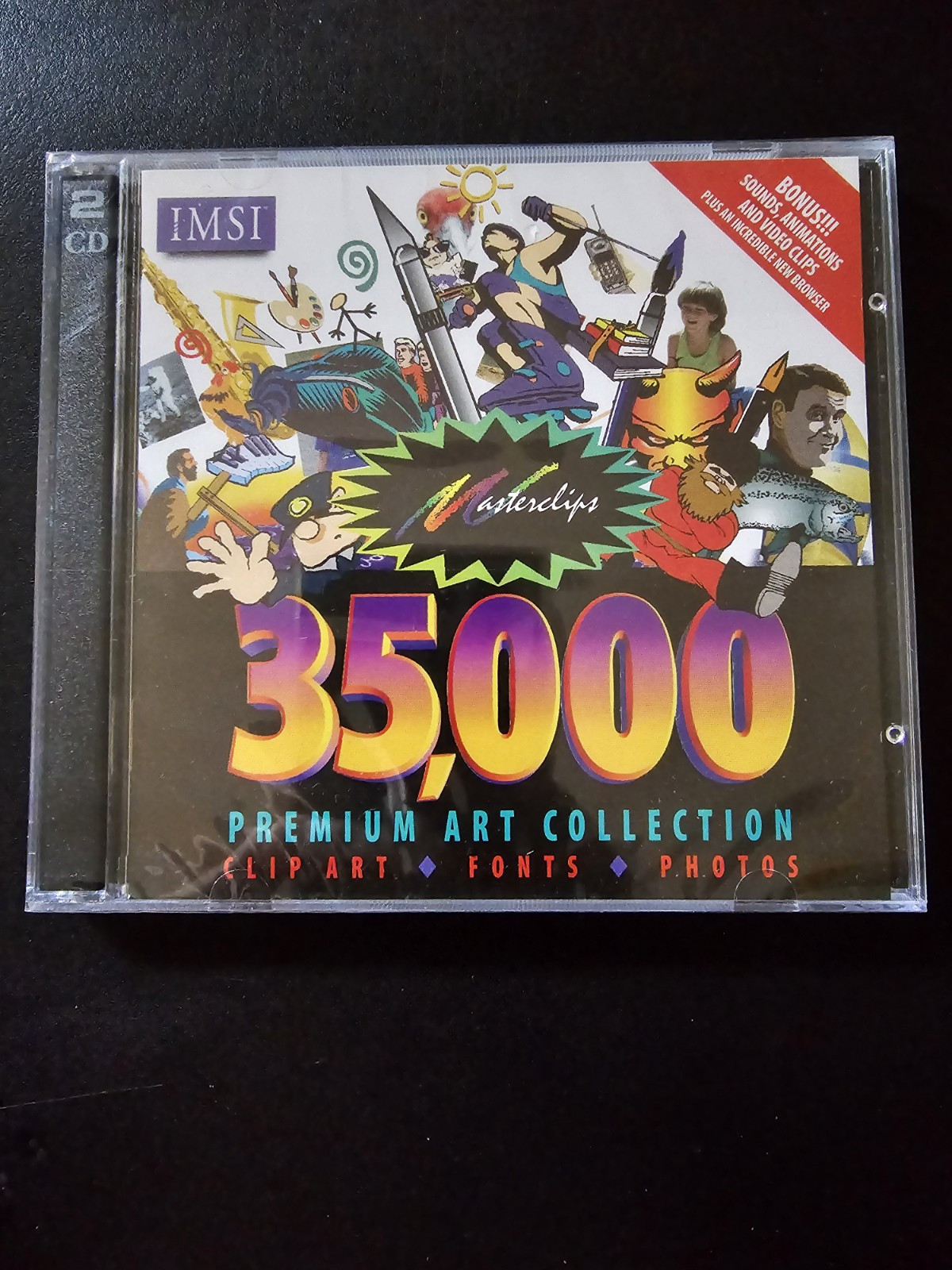 IMSI 35,000 PREMIUM IMAGE COLLECTION Masterclips 2CD RARE SEALED 02-M35X-102 