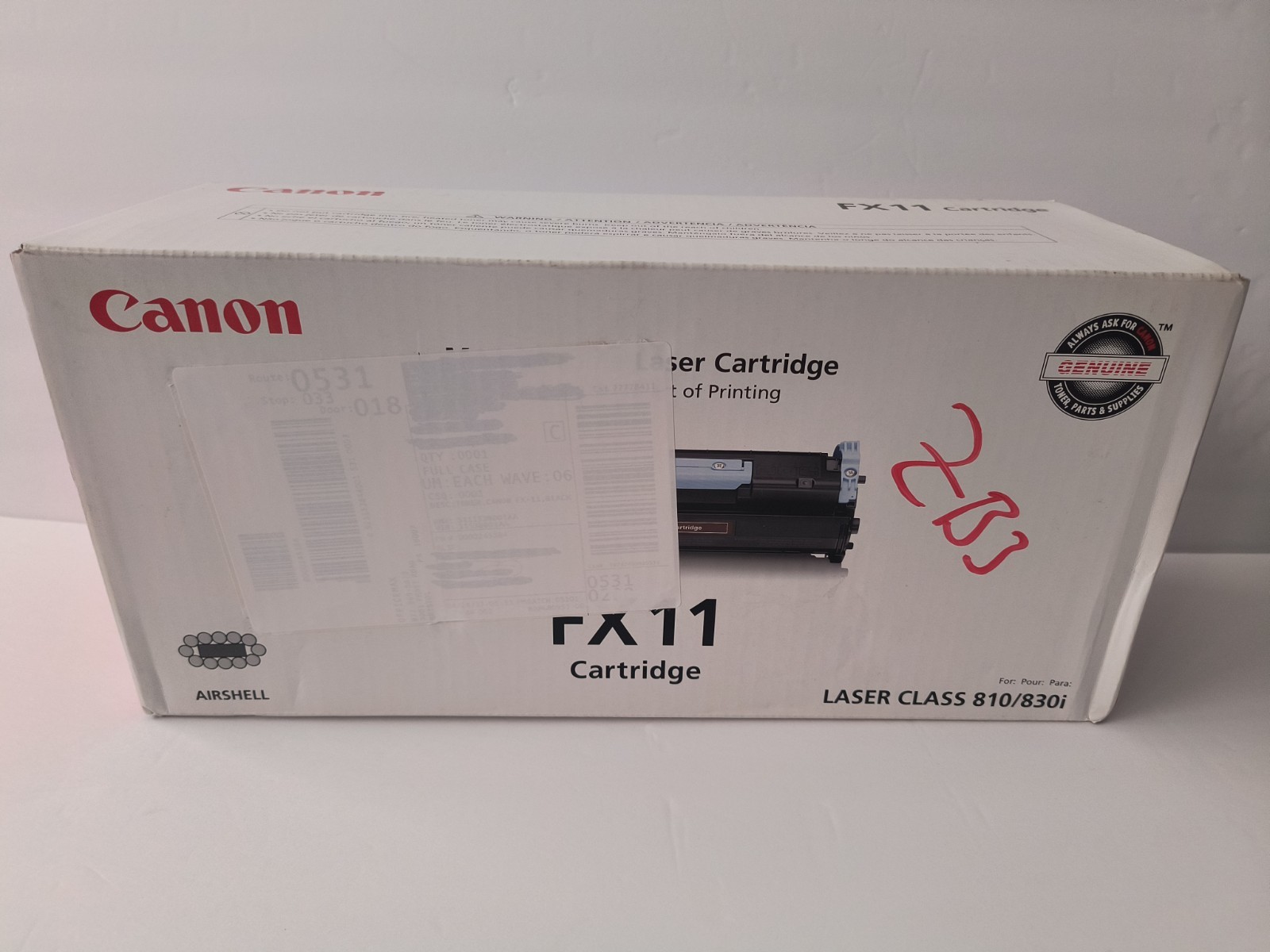 Genuine Canon FX11 1153B001 Monochrome Laser Cartridge for Laser Class 810 830i