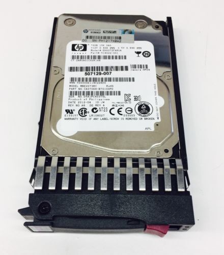 HP 512743-001 72GB 15K DP 6G 2.5" SAS