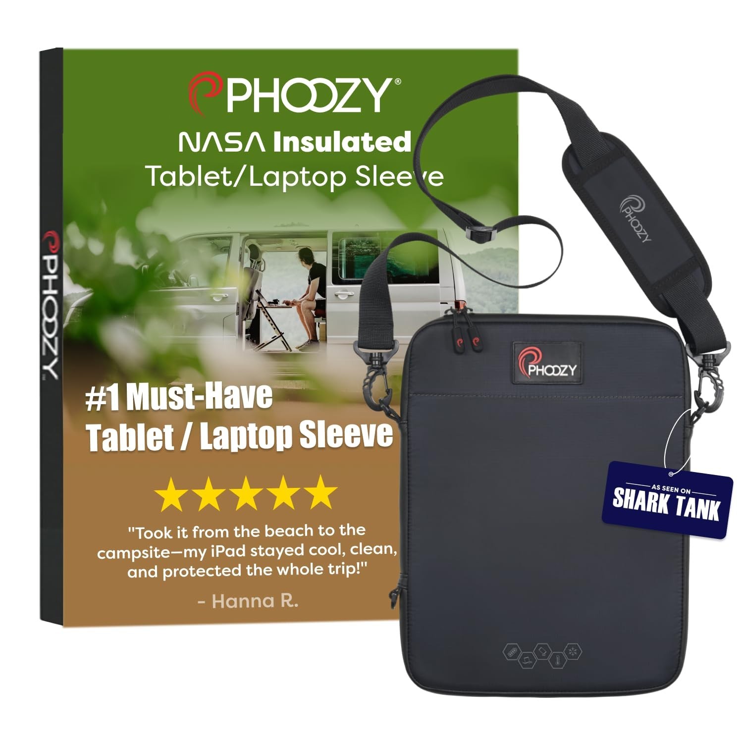 Insulated Thermal Sleeve for Laptops & Tablets up to 11" - NASA Tech, Extends Ba
