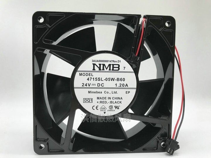 NMB-MAT 4715SL-05W-B60 24V 1.2A 12CM 120mm inverter cooling fan