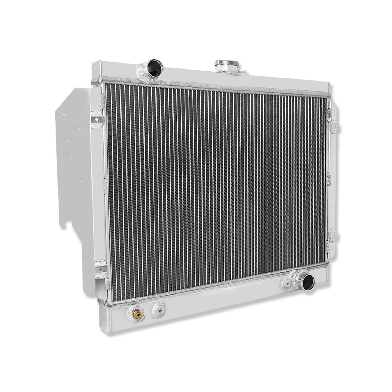 Full Aluminum 3 Rows Radiator For Dodge D150 D250 D350 W150 W250 W350 1979-19...