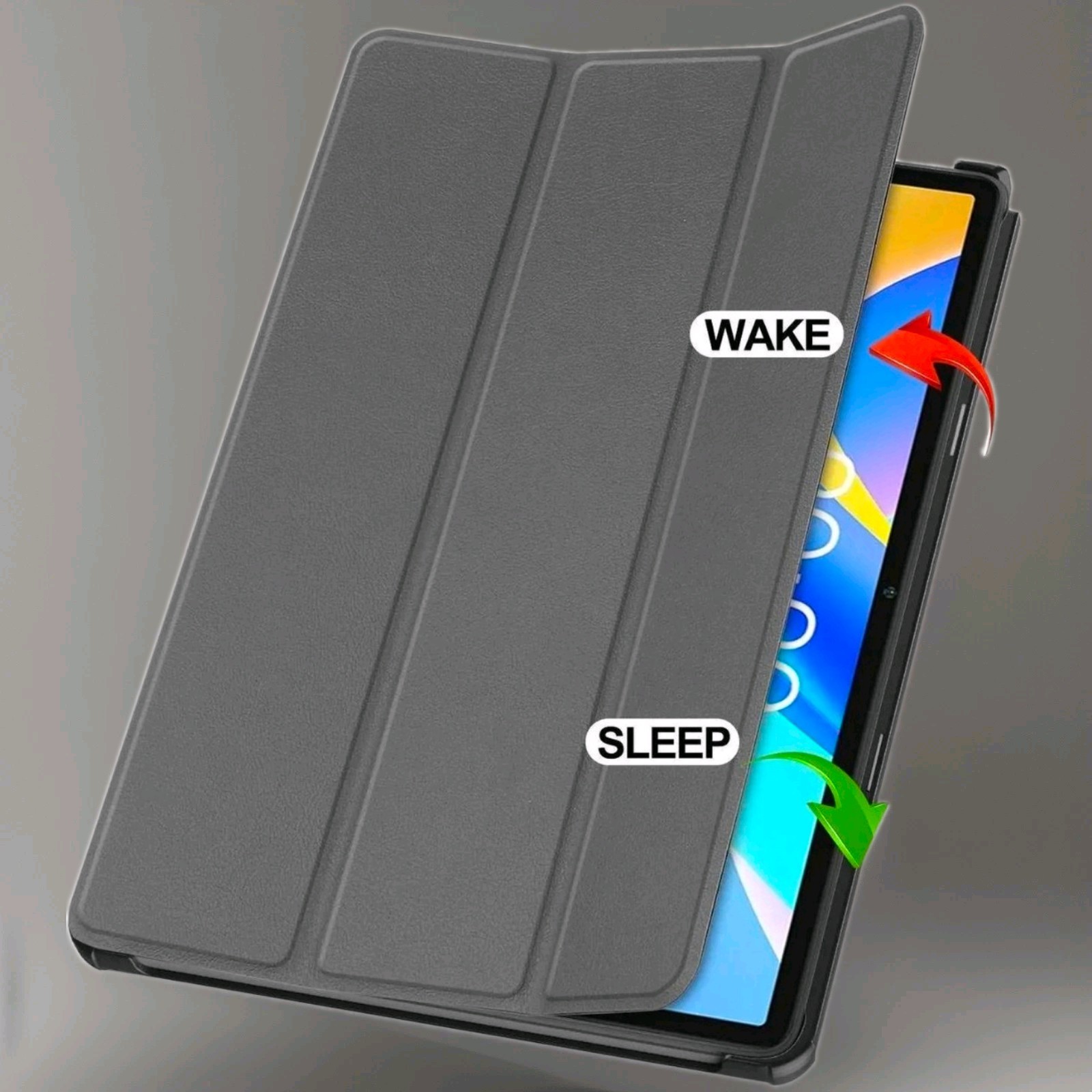 Case for TECLAST M40 Plus 2022 10.1 inch Tablet, Ultra-Thin Folding Stand Cover