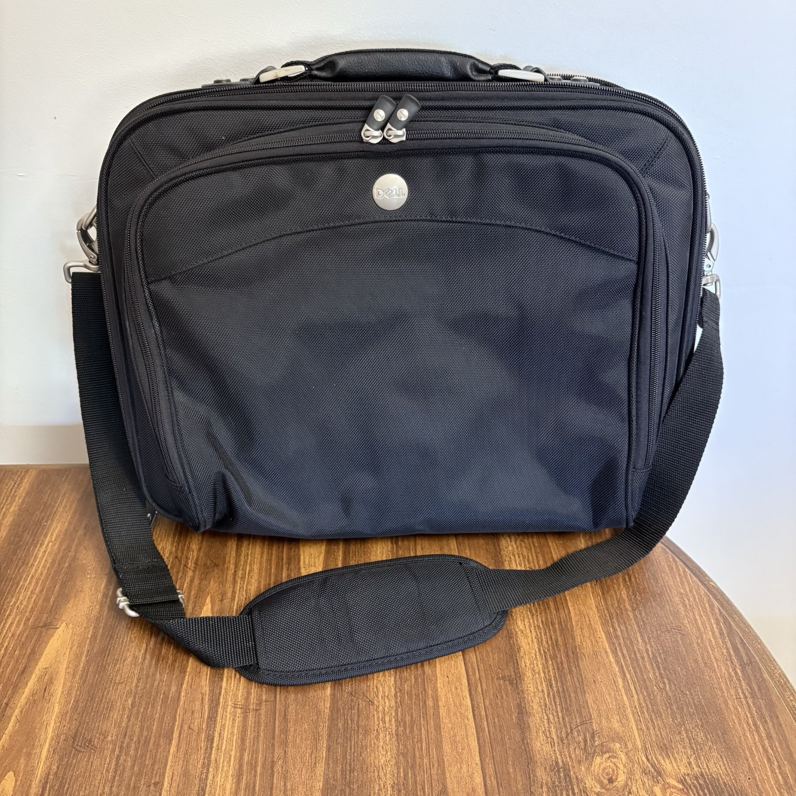 Dell Laptop Briefcase/Carry-on Black Cordura 17"×14"×5" With Spacious Interior