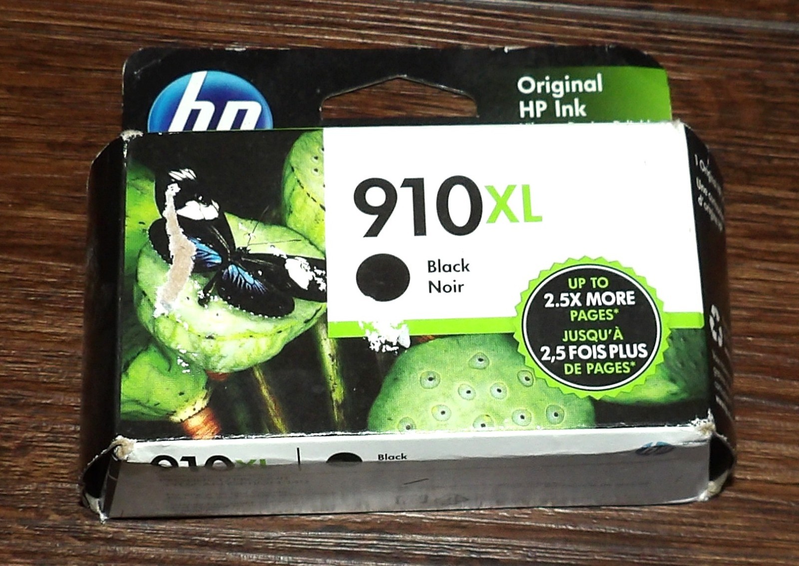 Genuine HP 910XL High Yield Black Ink Cartridge Dated 2022 NEW  3YL65AN