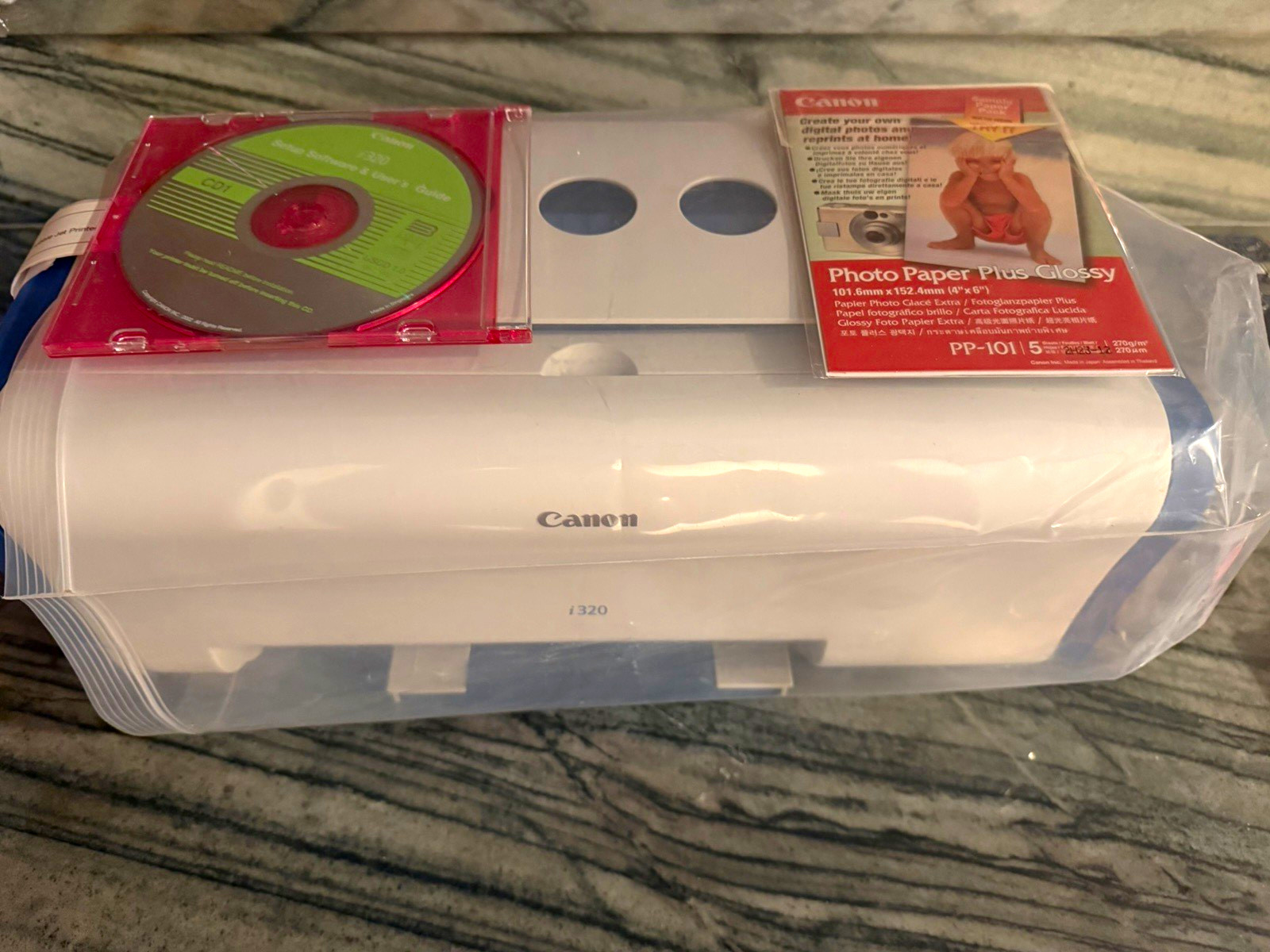 Canon PIXMA i320 Color Inkjet Printer 2400x1200 USB 2.0 CD/DVD Print