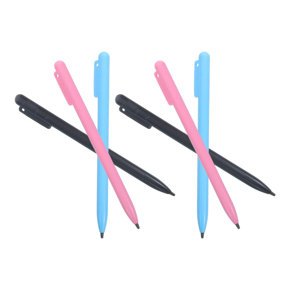 6Pcs Reusable ABS Stylus for Kids Drawing Tablet Smooth Writing Board Pens