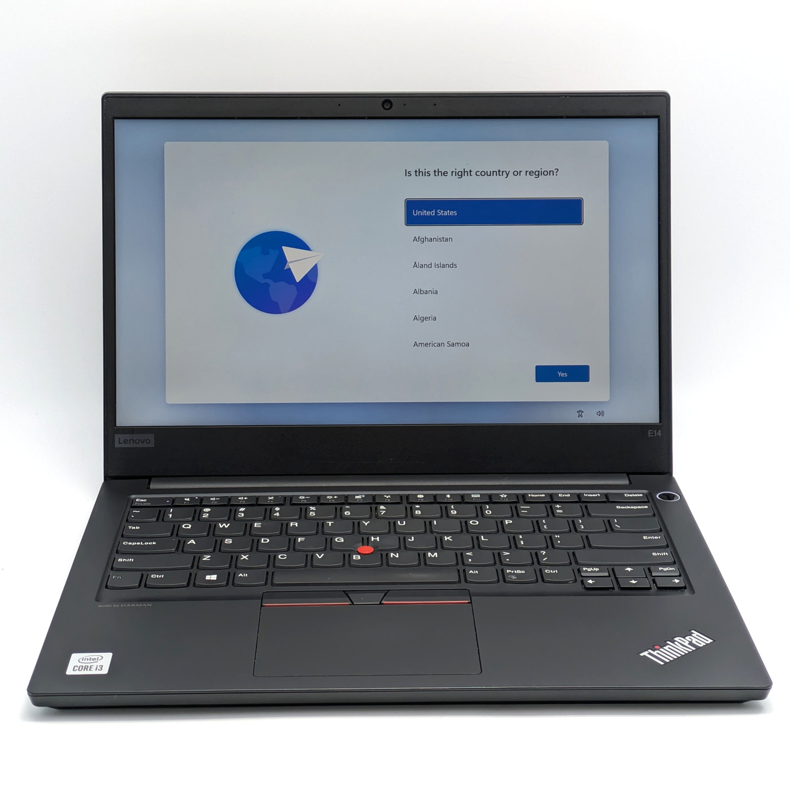 Lenovo ThinkPad E14 Laptop 14" i3-10110U 4GB DDR4 256GB SSD Windows 11
