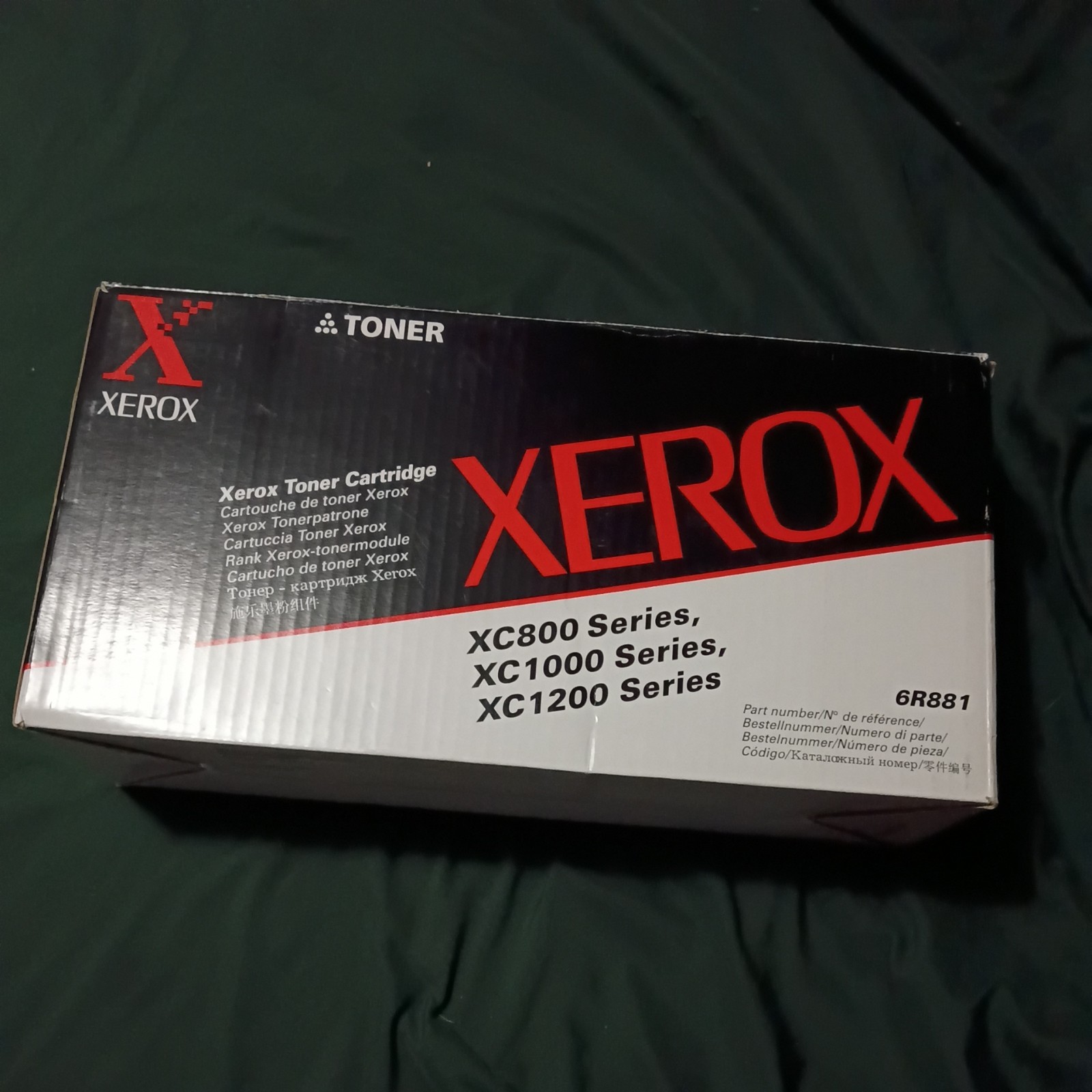 6R881 Genuine Xerox Black Toner Cartridge for XC800 XC1000 XC1200 series