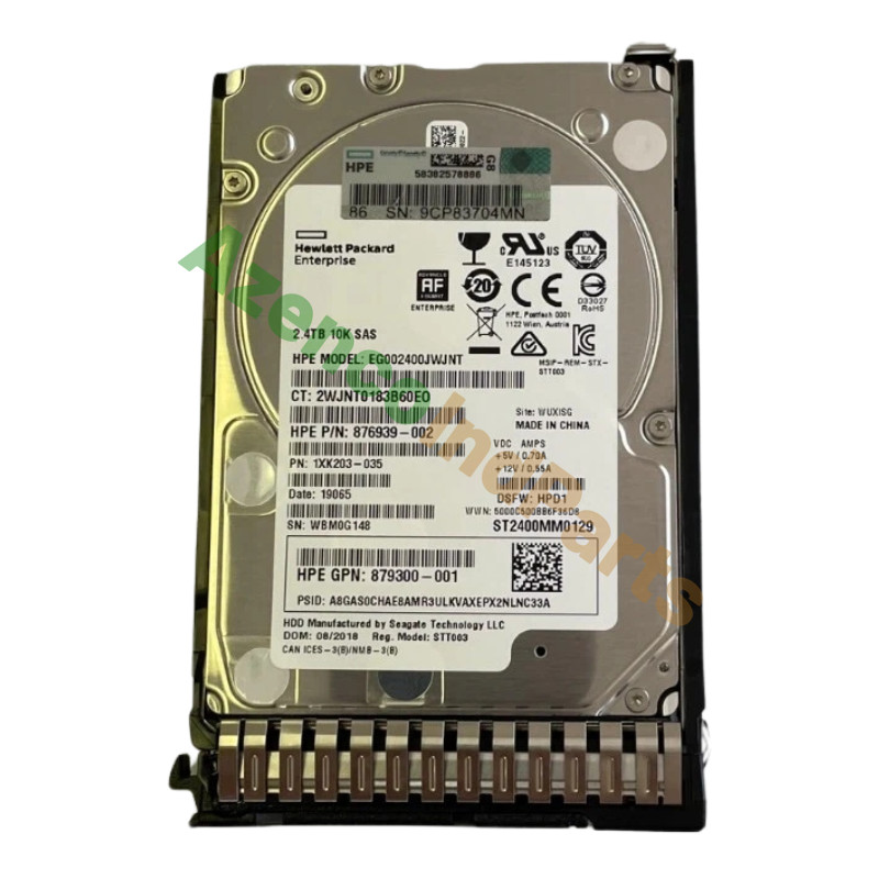 New HPE 881457-B21 881507-001 2.4TB 12G SAS 10K 2.5" SFF 512e DS HDD Hard Drive