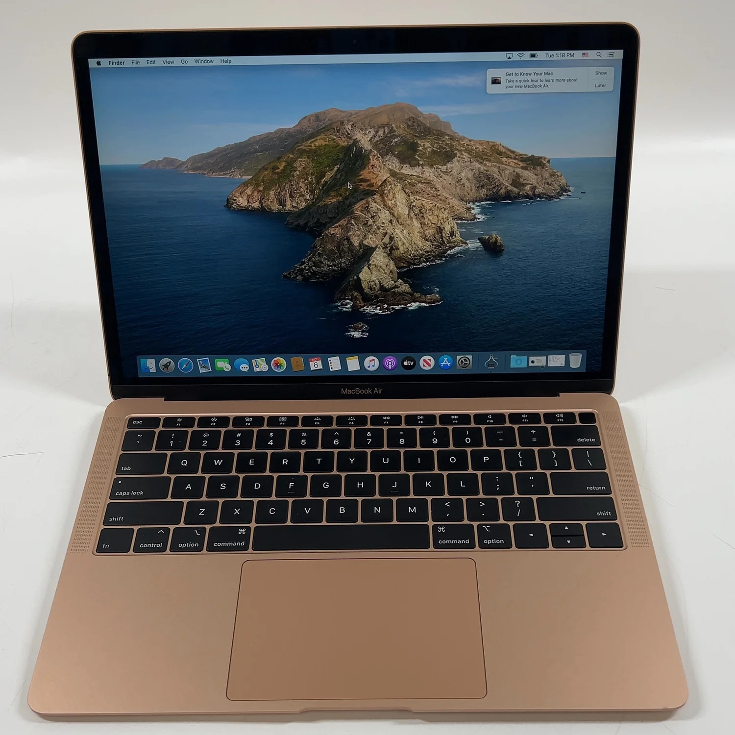 2019 Apple MacBook Air 13.3" i5 1.6GHz 8GB RAM 128GB HDD Gold A1932