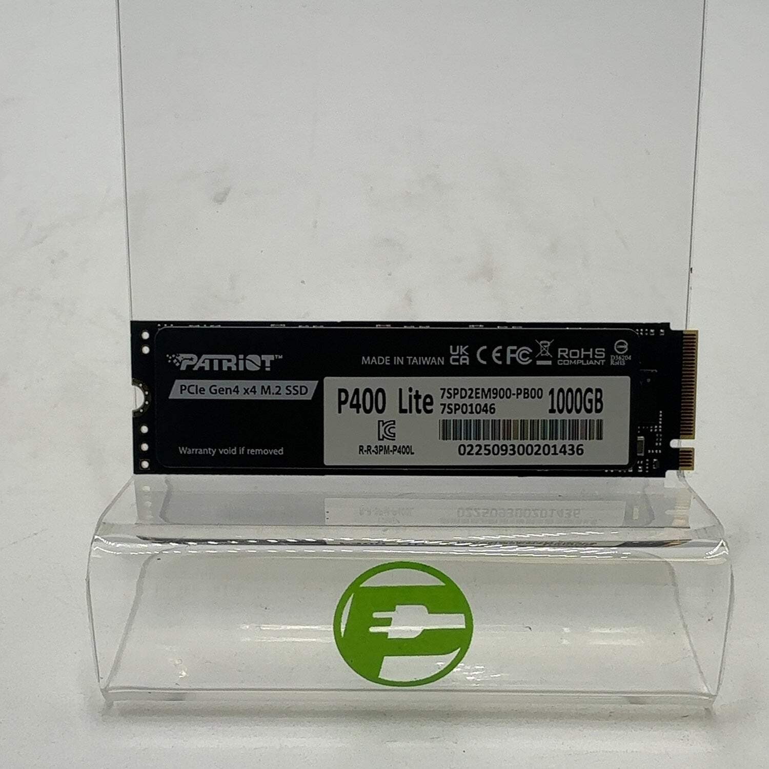 Patriot 2280mm P400 LITE 1TB M.2 NVMe Gen 4.0 x 4 SSD 7SPD2EM900-PB00