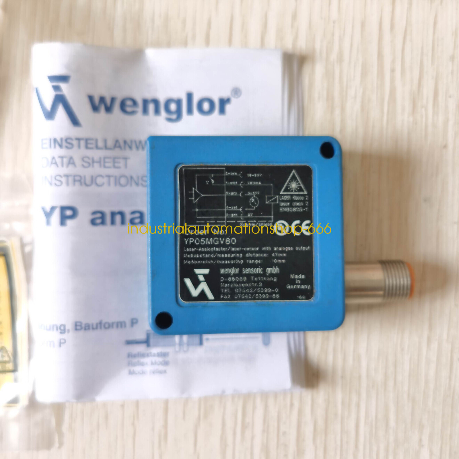 1PC NEW Wenglor Sensor YP05MGV80 Via DHL or FedEX