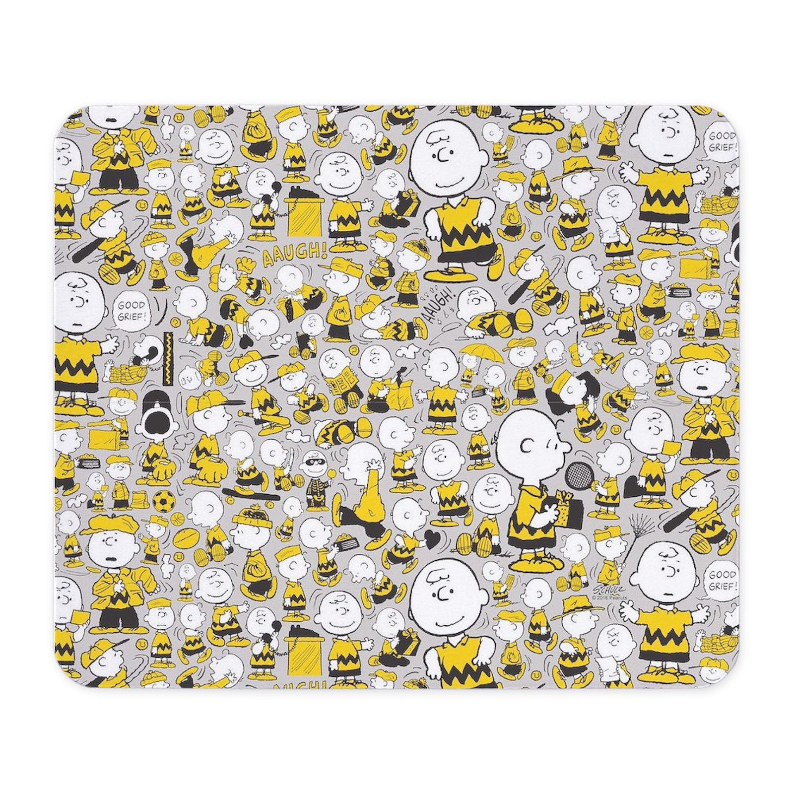CafePress Peanuts Charlie Brown Collage Mousepad  (2024279389)