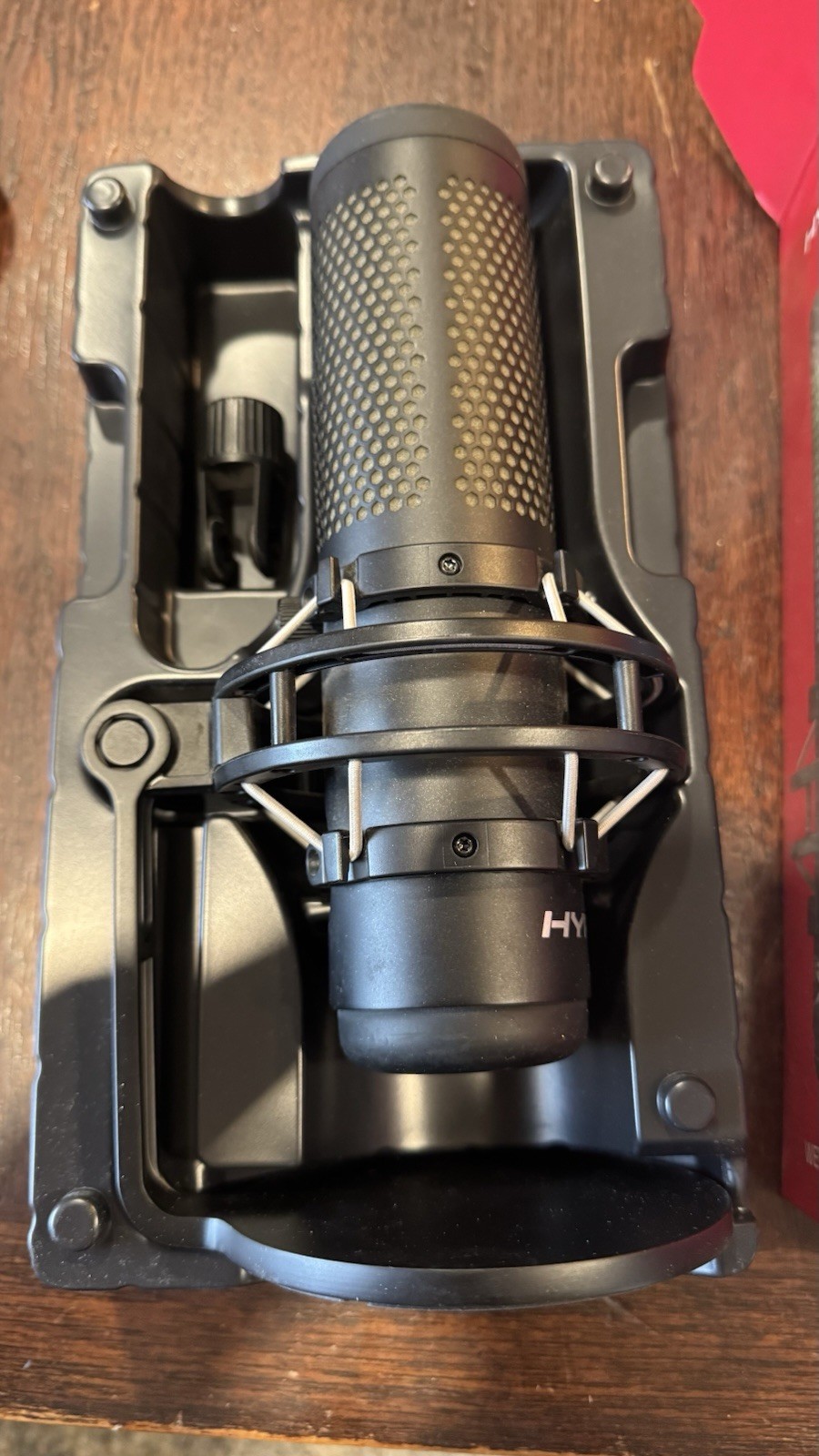 HyperX QuadCast S USB Condenser Mic RGB Shock Mount Cardioid PC PS4 Mac
