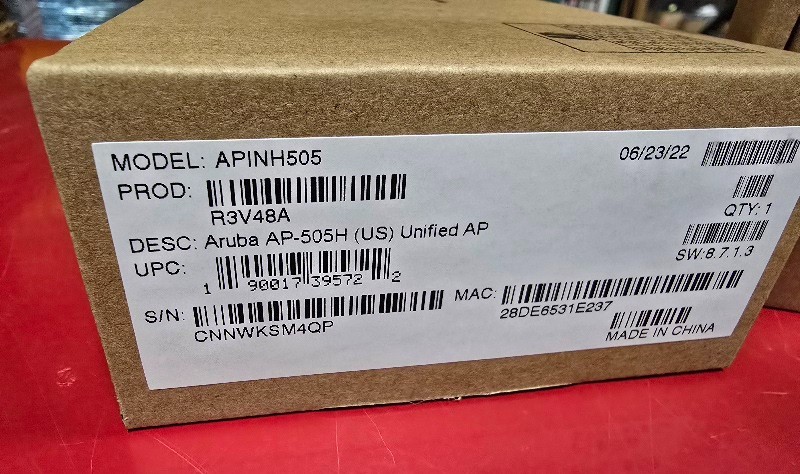 New/sealed HP Aruba AP-505H Access Point