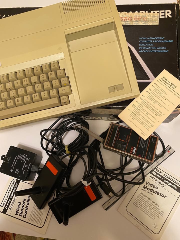 Texas Instruments TI-99/4A Home Computer Bundle