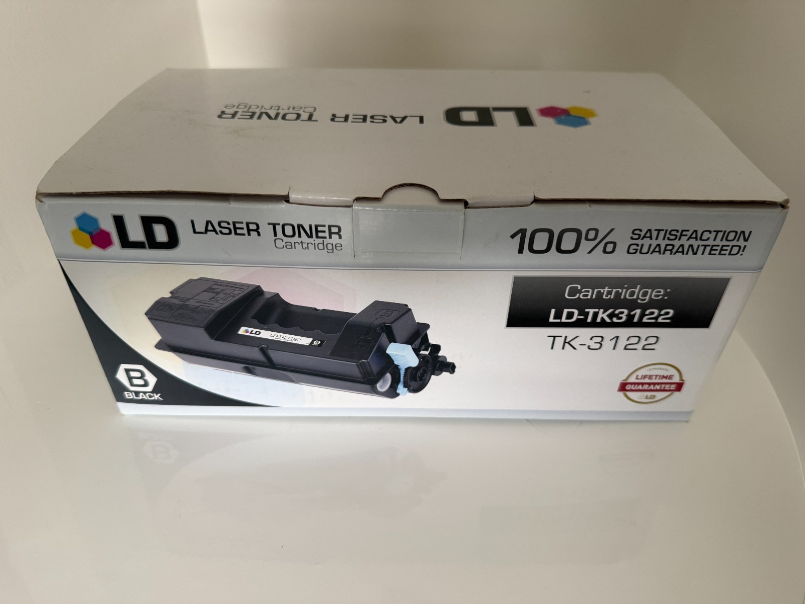 LD-TK3122 Black Laser Toner Cartridge (box open, never used)