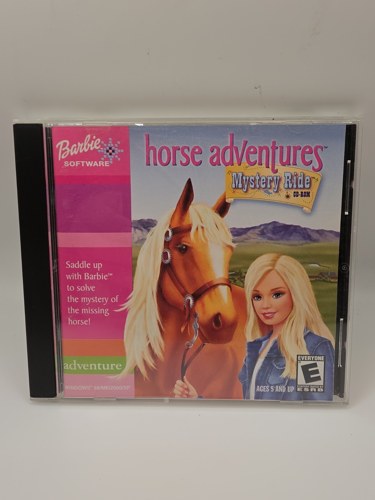 *RARE* BARBIE Horse Adventure Mystery Ride (2003) PC Video Game CD-ROM *VINTAGE*
