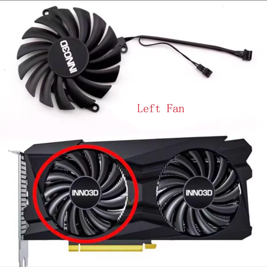 For INNO3D RTX3080 3080ti 3090 iCHILL X3 Graphics Card Fan CF-12915S Parts