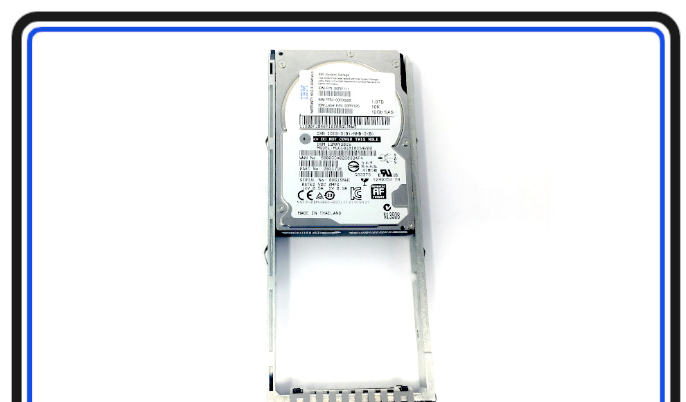 IBM 00RX908 1.8TB 10K 12Gbps 2.5″ SAS HDD 