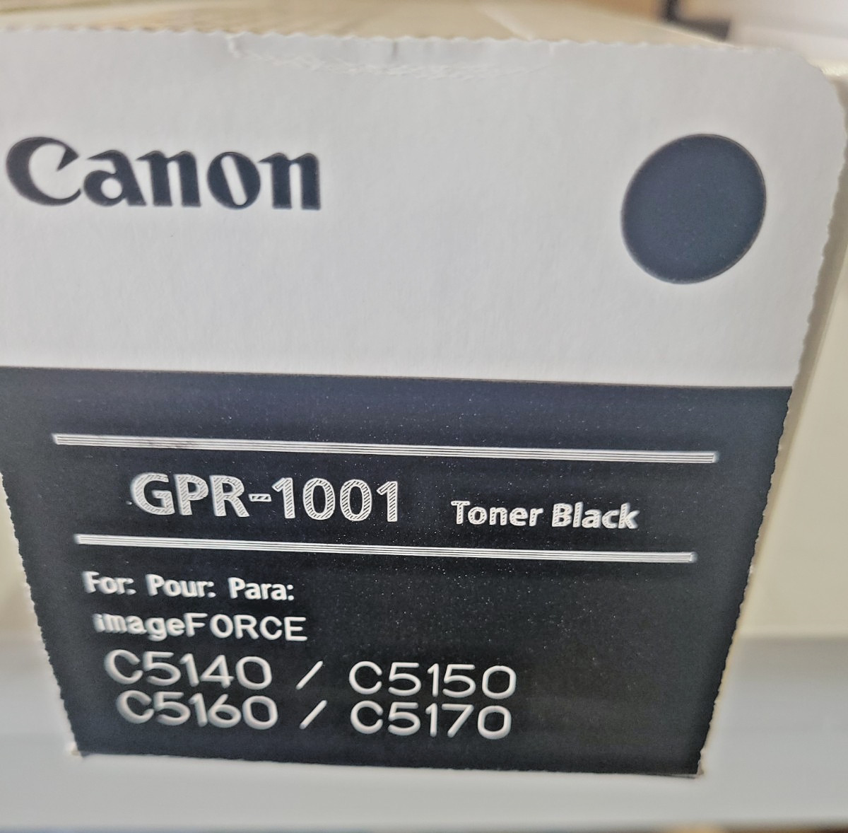 Genuine Canon GPR-1001 Black Toner 6137C003 for C5140 5150 5160 5170 GPR1001