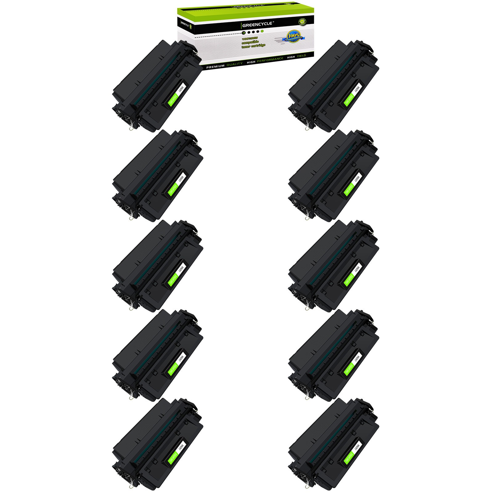 10PK GREENCYCLE C4096A 96A Toner Cartridge For HP LaserJet 2200dse 2200d 2200dt