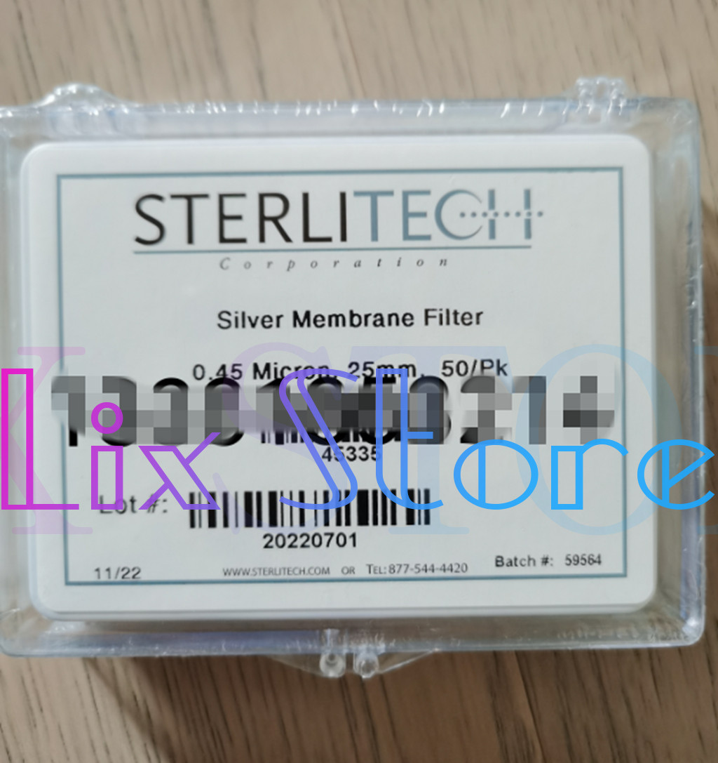 Silver filter membrane 25mm 0.45um 45335 50pcs/box Accessories