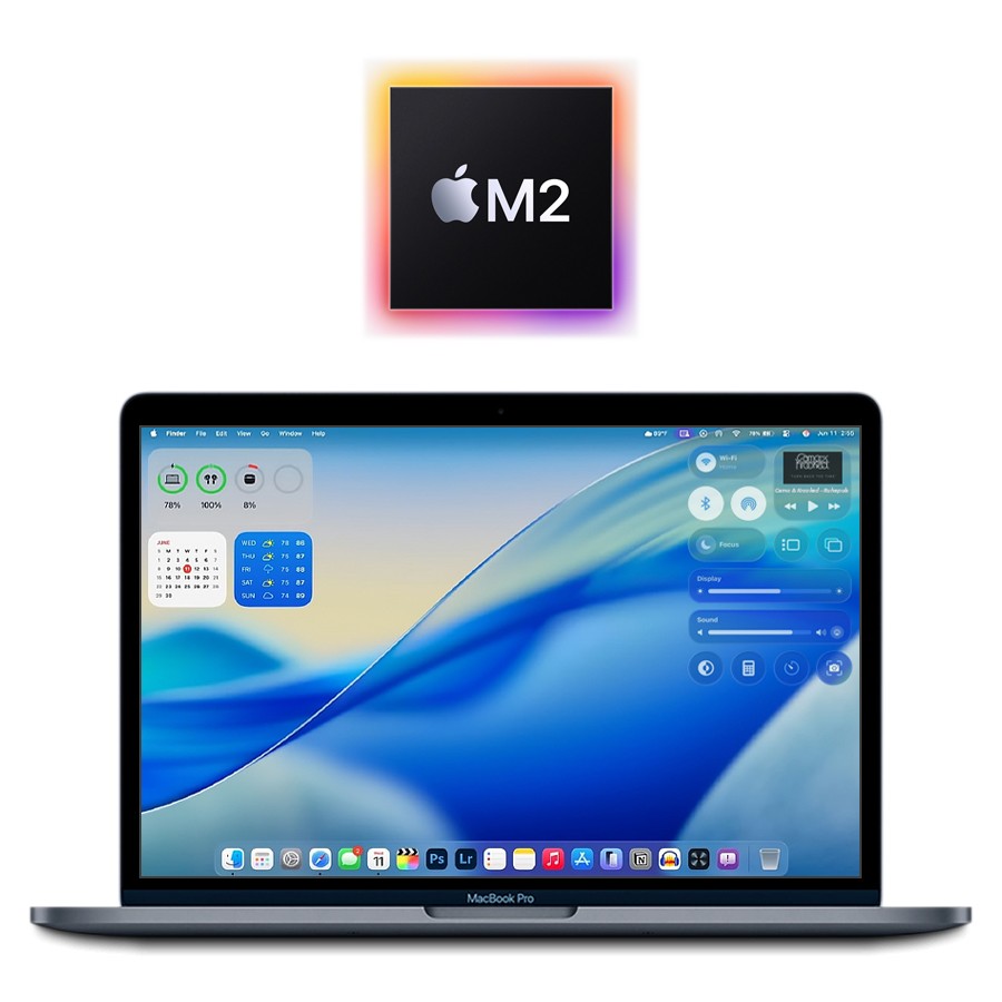 2022 Apple M2 MacBook Pro 13" 8GB/256GB SSD (Space Gray) A2338 - w/Warranty
