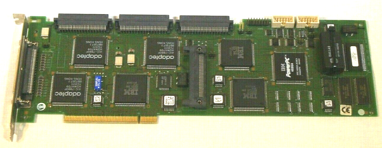 3CH PCI SCSI RAID Controller IBM FRU 76H6875 ServeRAID Vintage Adaptec AIC-7880P