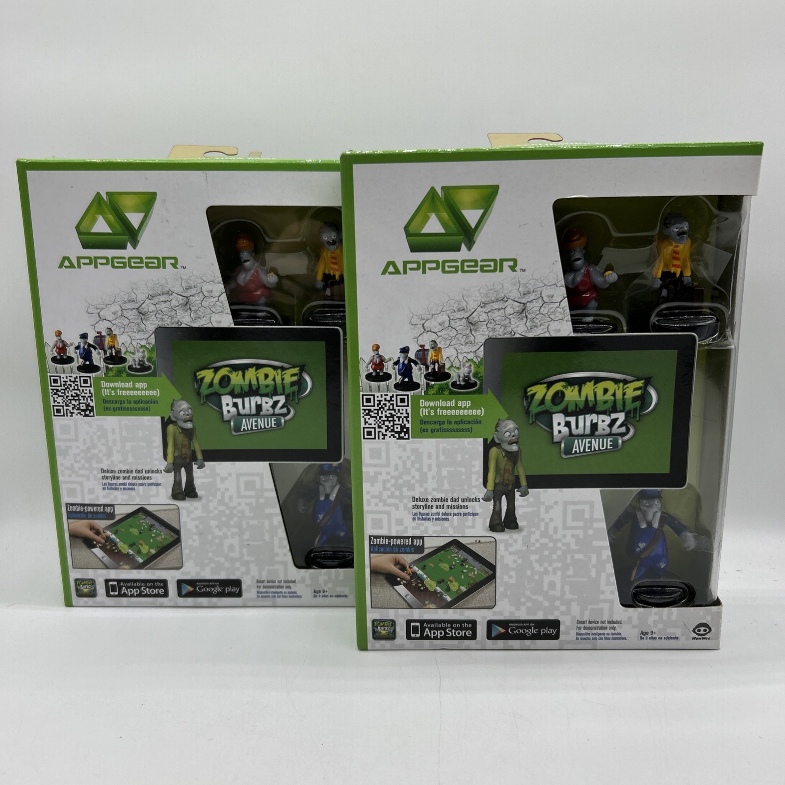NEW - APPGEAR  Zombie Burbz Avenue Edition for Apple or Android Systems Lot of 2