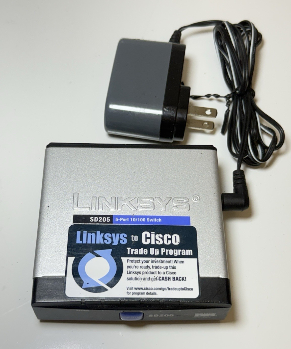 CISCO Linksys 5-Port 10/100 Network Switch, Model: SD205