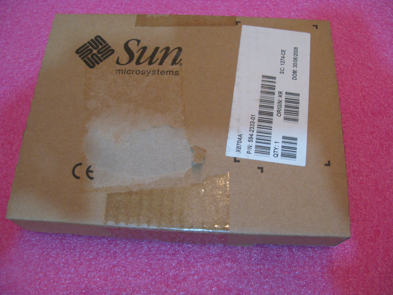 Sun X8704A 370-7973 2GB Kit ( 2 * 1GB Dimm ) for V215  New - L3701