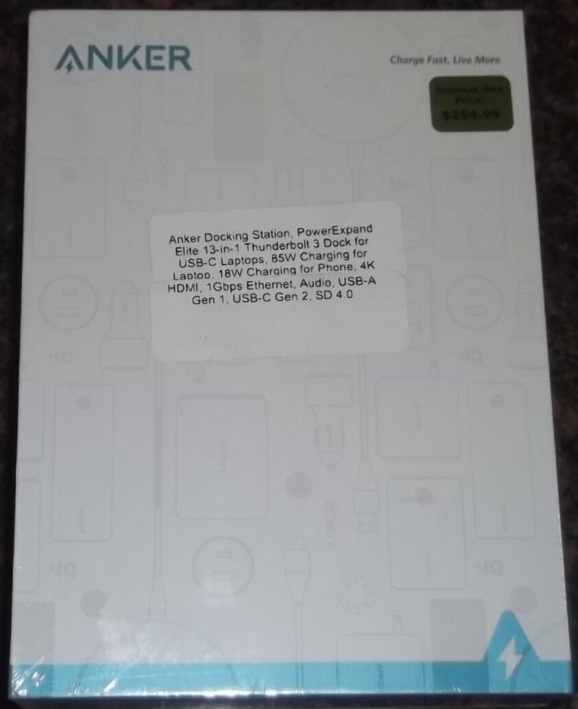 ANKER A8396141 POWEREXPAND ELITE 13 IN 1 THUNDERBOLT 3 DOCK NEW SEALED