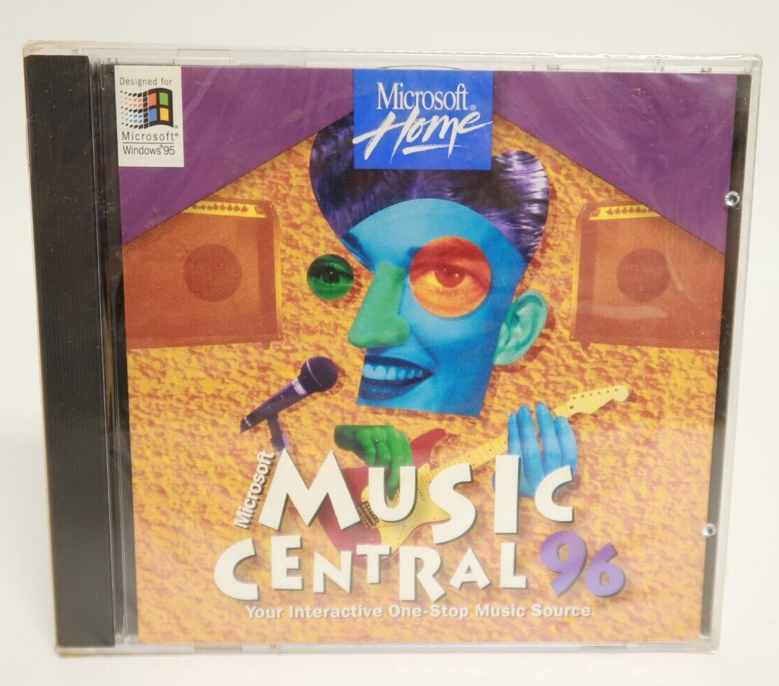 Microsoft Home Music Central Interactive PC Computer Program Software 1995