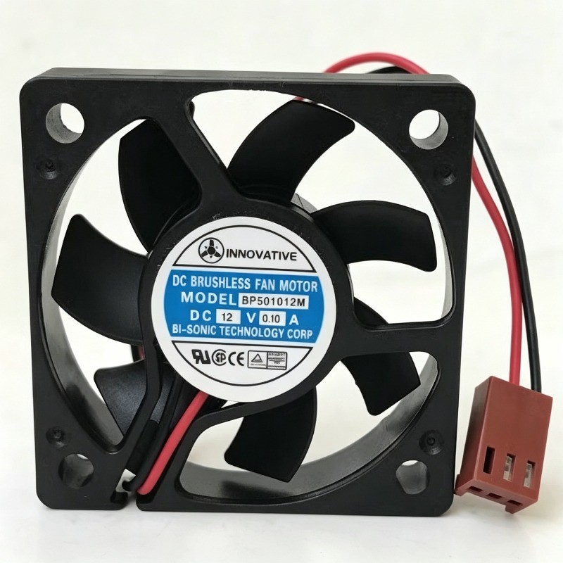 INNOVATIVE BP501012M 12V 0.10A 50*10MM 2-Pin Mute Axial Cooling Fan