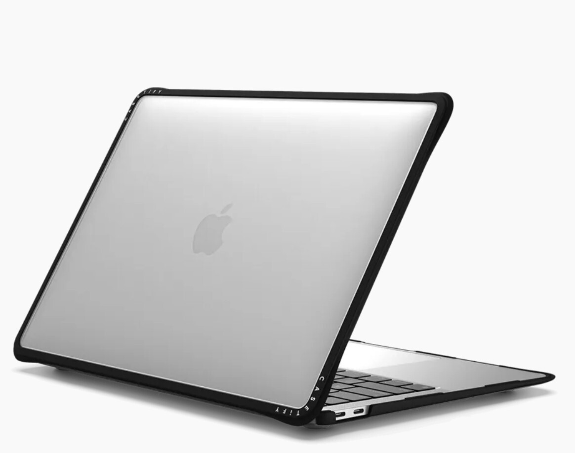 Casetify Macbook Air 13" M1/Intel Impact Case Clear Black NEW