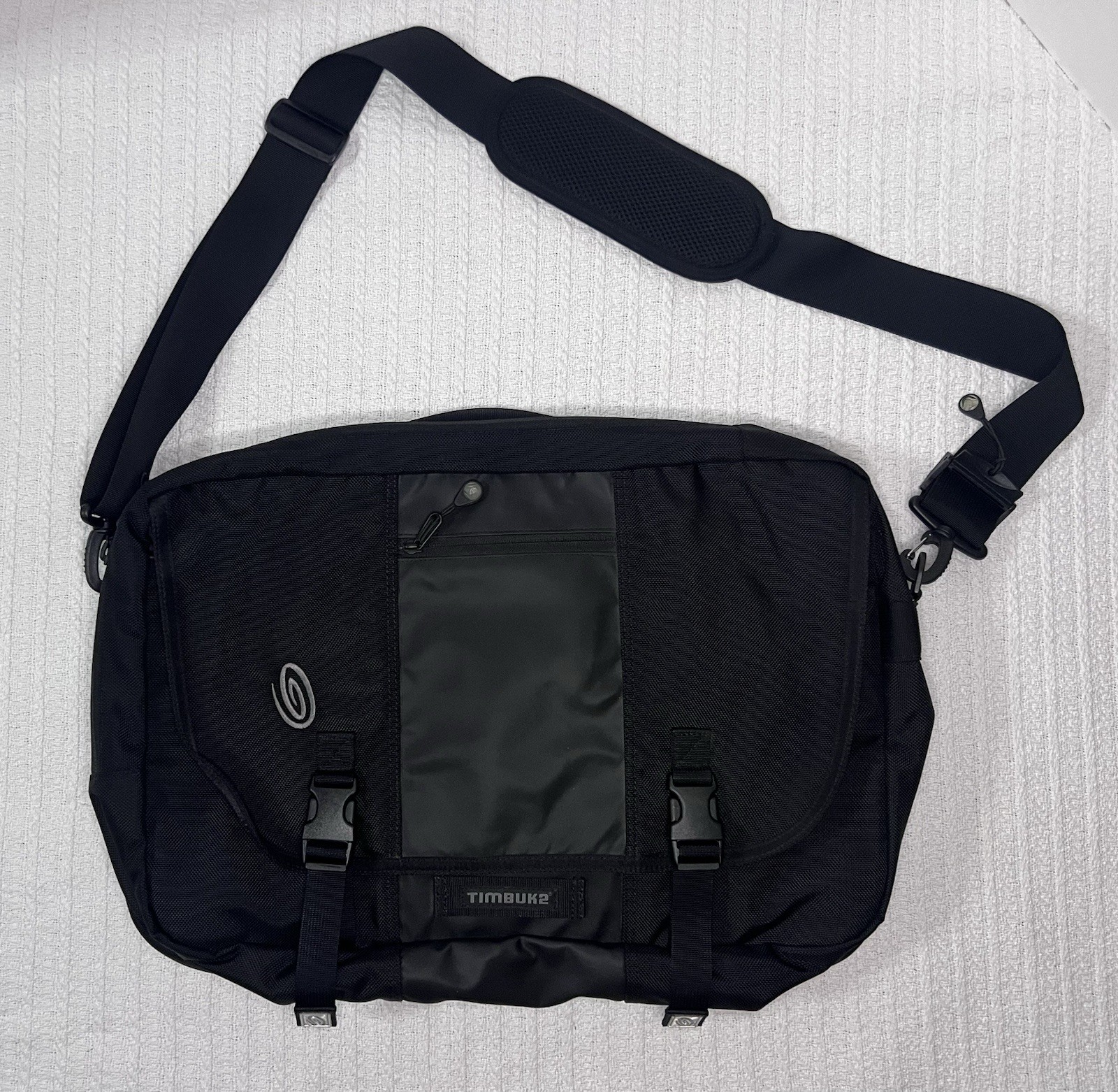 Timbuk2 Breakout 3-in-1 Backpack Laptop Messenger Bag Black Gray Shoulder Strap