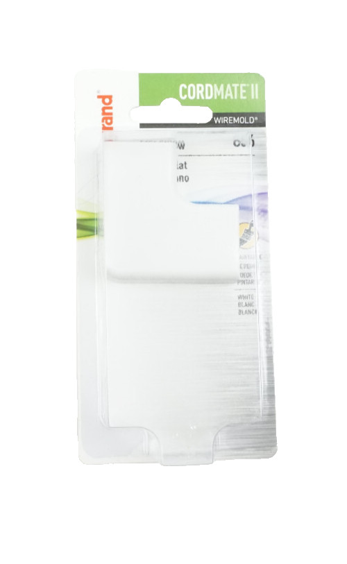 Legrand Wiremold CordMate II Cord Cover Flat Elbow White C56