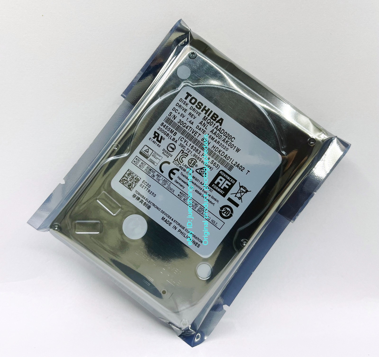 Toshiba 200GB 2.5-inch MQ01AAD020C automatic navigation car wide temperature HDD